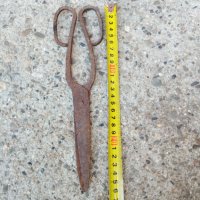 Стара кована ножица, снимка 2 - Антикварни и старинни предмети - 34156779