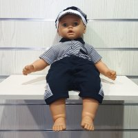 Нов бебешки сет/лот: моряшко комплектче и шапка, за възраст 6-9 месеца, снимка 11 - Комплекти за бебе - 30325669