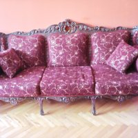 Старинен диван 3-ка, Луи 15, снимка 1 - Антикварни и старинни предмети - 30249366