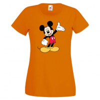 Дамска тениска Mickey Mouse 2 Мини Маус,Микки Маус.Подарък,Изненада,, снимка 6 - Тениски - 36526381