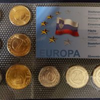 Словения - Комплектен сет от 9 монети , UNC, снимка 1 - Нумизматика и бонистика - 37782368