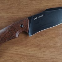Ловен нож /ръчна изработка , стомана D2/, снимка 1 - Ножове - 39651238