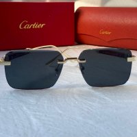Cartier мъжки слънчеви очила с дървени дръжки, снимка 4 - Слънчеви и диоптрични очила - 42796957