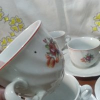 Стар български порцелан чаши за чай , снимка 12 - Антикварни и старинни предмети - 42868307