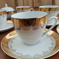 Чаши за чай порцелан Чехословакия, снимка 4 - Антикварни и старинни предмети - 35109648