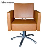 Професионален италиански стол Salon Ambience, Square - охра, снимка 4 - Фризьорски столове - 36714248