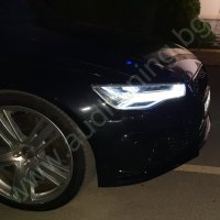 Предна броня С ПОДЛОЖКА ЗА ЕМБЛЕМА за Ауди Audi А6-Rs6 визия Ц7 C7 facelift 2016 2017 2018, снимка 11 - Тунинг - 32041534