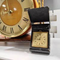 Стар Немски Механичен Миниатюрен Пътнически Часовник Kienzle, снимка 3 - Антикварни и старинни предмети - 36938695