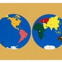 Монтесори пъзел Дървена карта на Европа със всички държави ВСИЧКИ ДЪРВЕНИ ИГРАЧКИ, снимка 4 - Образователни игри - 32027830