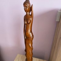 Дървена фигура, статуетка от далечния Изток,  декорация от сандалово дърво, дърворезба, снимка 7 - Пана - 38582956