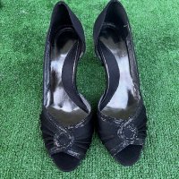 Черни официални обувки N38, снимка 1 - Дамски елегантни обувки - 39607694