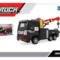 Голям детски камион Пътна помощ с кран, снимка 1 - Коли, камиони, мотори, писти - 42887651