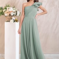 Бледозелена шаферска рокля Imago, снимка 2 - Рокли - 42096969