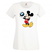 Дамска тениска Mickey Mouse BMW Мини ,Изненада,, снимка 9 - Тениски - 36528678