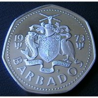 1 долар 1973 PROOF, Барбадос, снимка 2 - Нумизматика и бонистика - 34294160