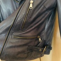 Кожено яке Massimo Dutti , снимка 5 - Якета - 29081100