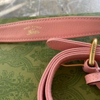 Оригинална Гучи Розова Кожена чанта Gucci Aphrodite Дръжка И Синджир, снимка 9 - Чанти - 42158327