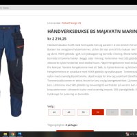 Bekken & Strom MAJAVATN BUKSE Stretch Work Wear размер 54 / XL еластичен работен панталон W4-9, снимка 3 - Панталони - 42482464