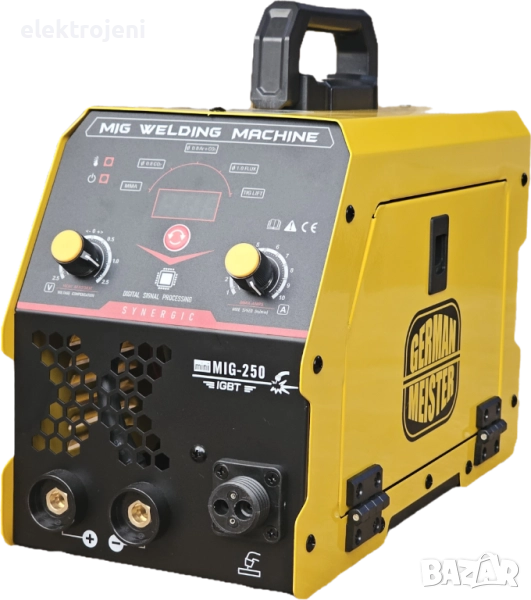 Tелоподаващо MIG/CO2 - 250А - мини, професионалнo, инверторнo - ТЕЛОПОДАВАЩ АПАРАТ + Електрожен 250А, снимка 1