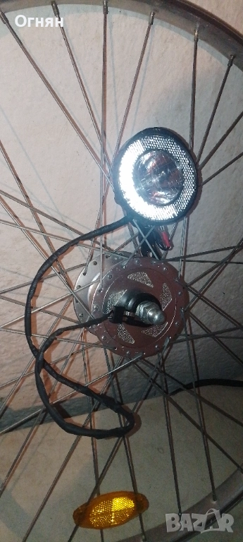 Нова 26 цола капла с вградено динамо и фар комплект за велосипед, снимка 1