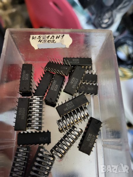 Руска интегрална схема - К561ЛН2 -  интегрална схема 4502  СССР, снимка 1