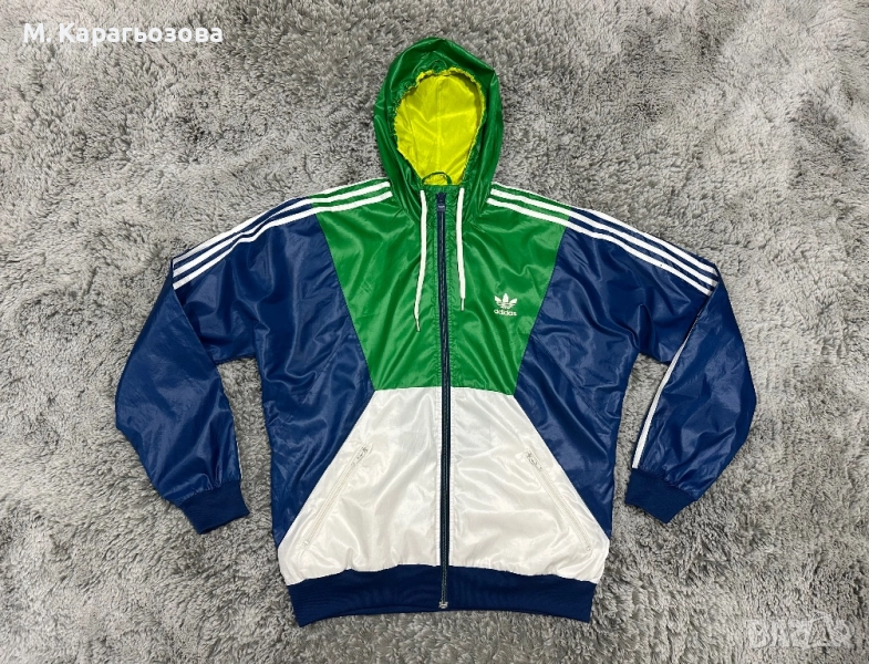 Уникална и рядка ветровка Adidas, Размер L, снимка 1