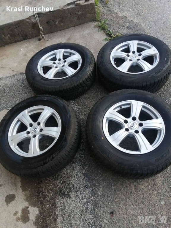 Джанти с гуми  16 цола 114,3 за джип , снимка 1