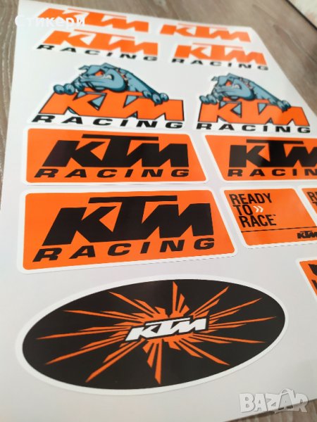Стикери КТМ KTM емблеми лога - 15 бр. общо Sticker , снимка 1