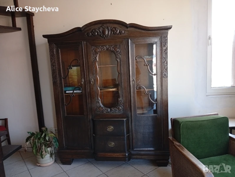 Старинни библиотека и писалище , снимка 1