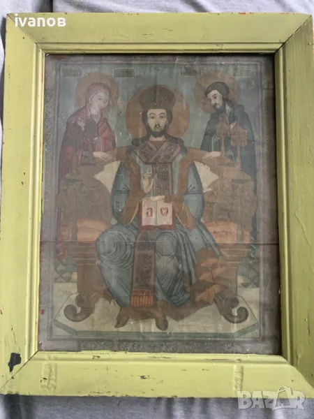 стара икона литография, снимка 1
