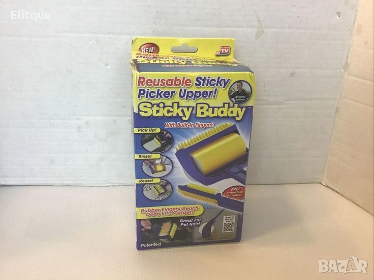 🐶🐱 Уред за събиране и почистване на косми от домашни любимци – STICKY BUDDY 🐾, снимка 1