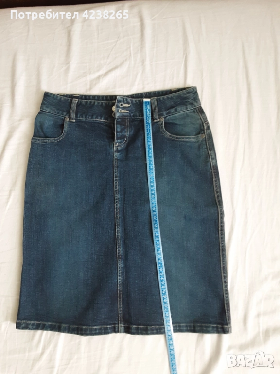 пола "Vero Moda" нова, дънкова, къса, №38, снимка 1