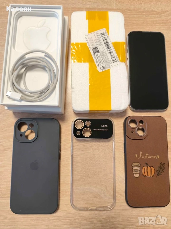 iPhone 15 Blue 512GB 88% battery + подаръци, снимка 1