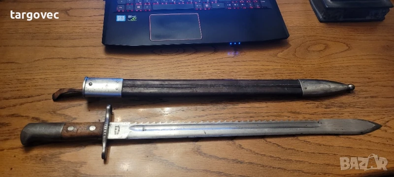 назъбен пионерен щик тесак 2, снимка 1