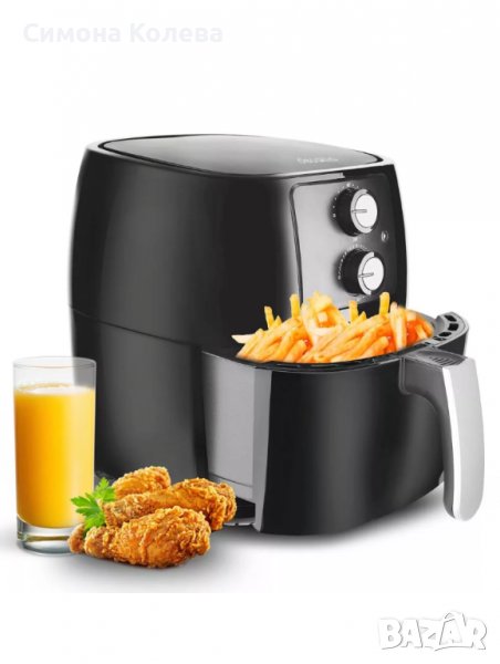 ✨Фритюрник DECAKILA Air Fryer, 4.5 L, 1400 W, НОВ , 2 г. ГАРАНЦИЯ , снимка 1