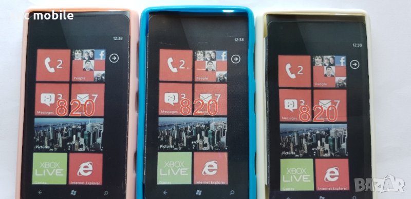 Nokia Lumia 820 - Nokia 820  калъф силиконов гръб - case, снимка 1