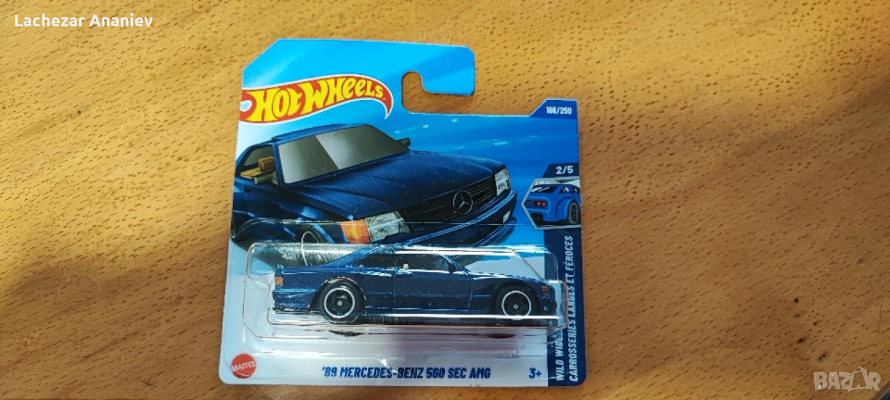 Hot Wheels - '89 Mercedes-Benz 560 SEC AMG, снимка 1