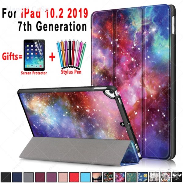 Apple iPad 9 8 7 10.2" / Air 5 4 10.9" / Mini 7 6 8.3" / Кожен калъф смарт кейс за таблет, снимка 1