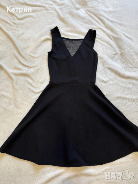 Черна дамска рокля , снимка 1