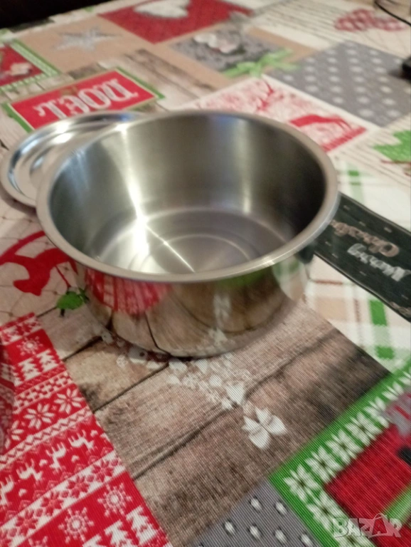 Комплект метални купички с капак, снимка 1