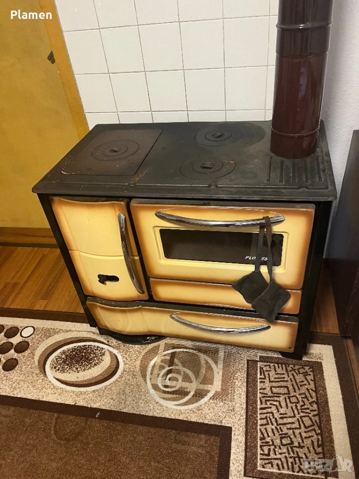 Готварска печка на твърдо гориво, снимка 1