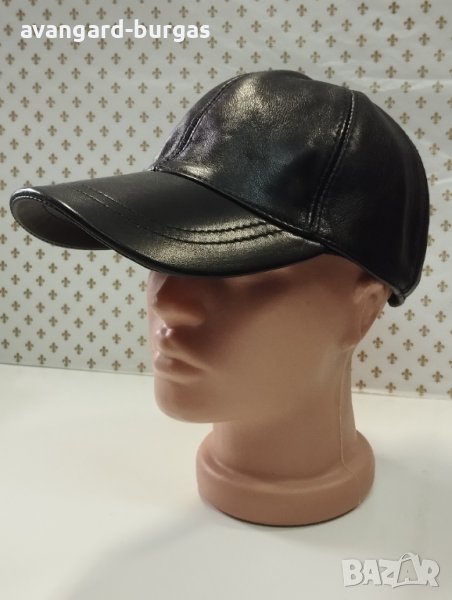Дамска кожена шапка с козирка - 8 avangard-burgas , снимка 1
