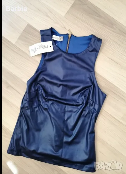 Кожен топ, снимка 1