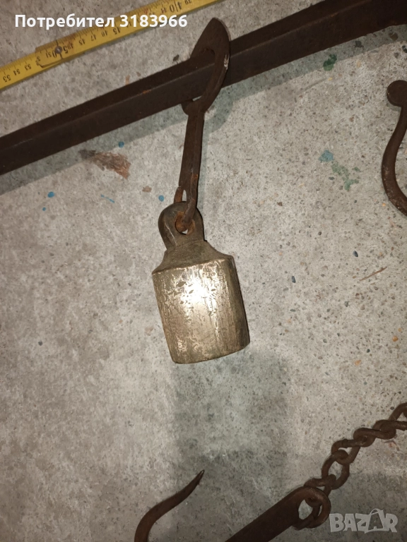 голям кантар работещ тегли до 100 килограма, снимка 1