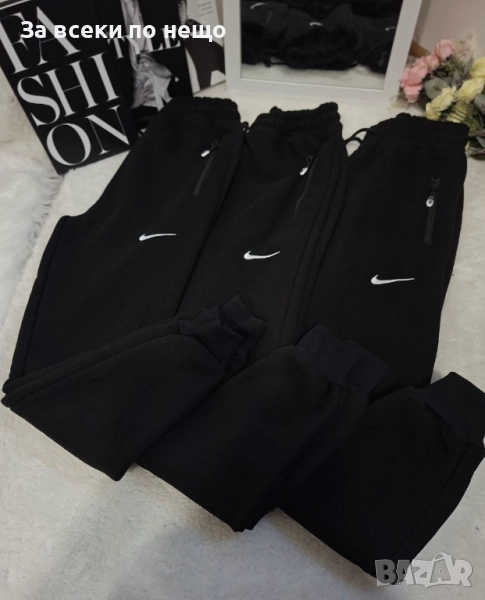 Nike Дамско Черно Ватирано Спортно Долнище Найк Код BS-107, снимка 1