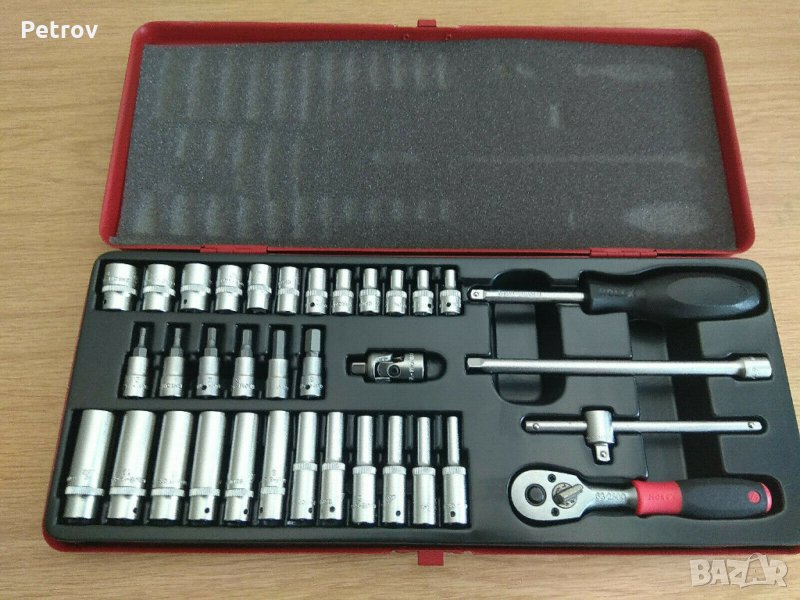 HOLEX - 1/4" PROFI Гедория !!! ORIGINAL HOLEX Germany !!! ЧИСТО НОВА !! Дълбоки вложки 4 - 13 mm !!, снимка 1