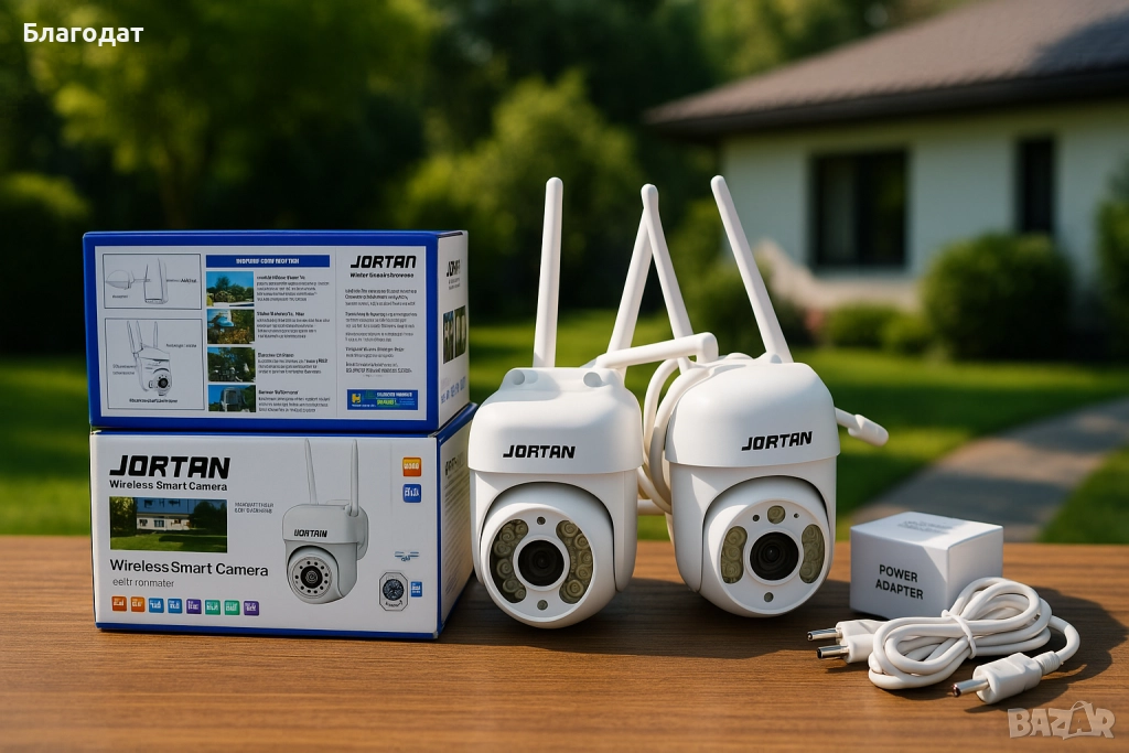 2бр Комплект Камери за наблюдение Jortan, JT-8160 QJ, снимка 1