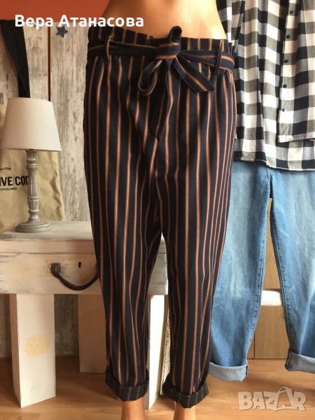 💙🧡Zara👟Панталон с дълбоко дъно💄л размер🔵18 лв., снимка 1