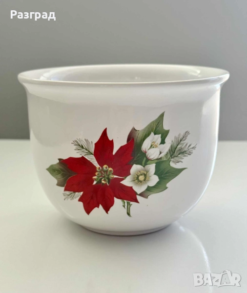 Коледна саксия, снимка 1