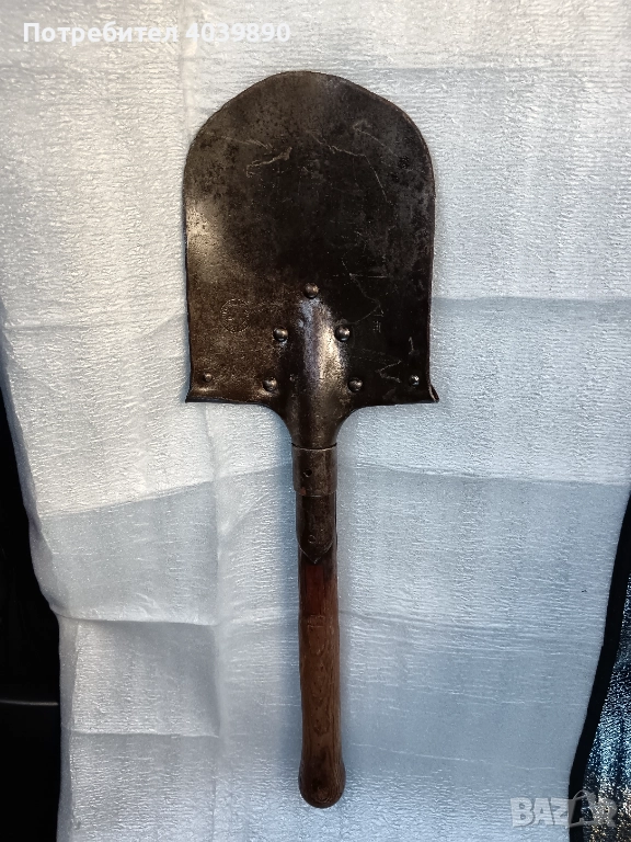 Германска, военна, окопна, лопатка , снимка 1
